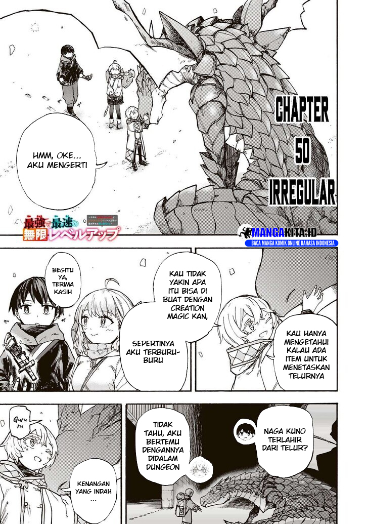 Baca Manga Saikyou de Saisoku no Mugen Level Up Chapter 50 Gambar 2