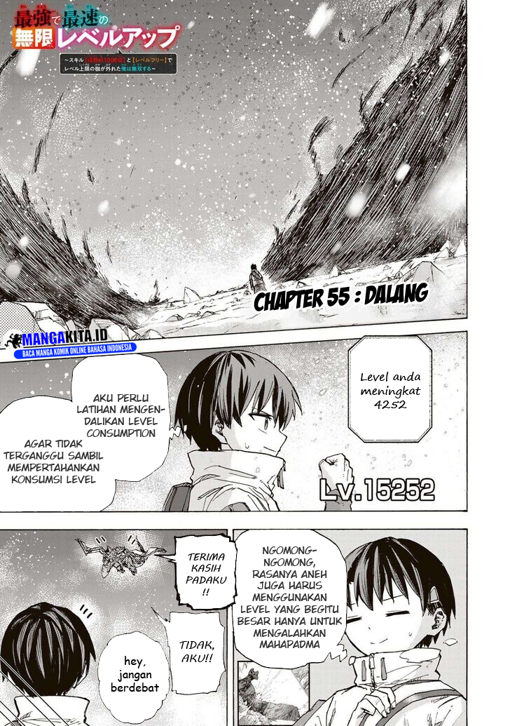 Baca Manga Saikyou de Saisoku no Mugen Level Up Chapter 55 Gambar 2