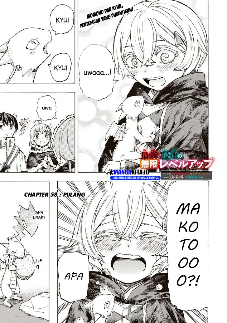 Baca Manga Saikyou de Saisoku no Mugen Level Up Chapter 58 Gambar 2