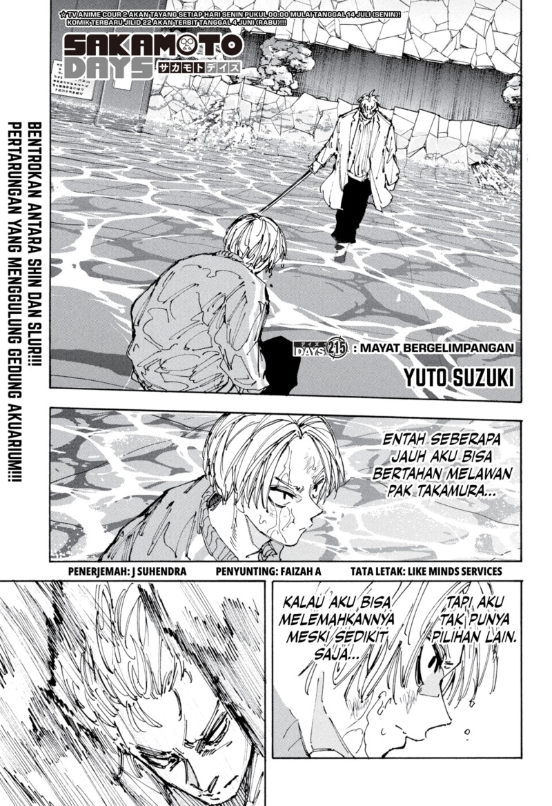 Baca Komik Sakamoto Days Chapter 215 Gambar 1