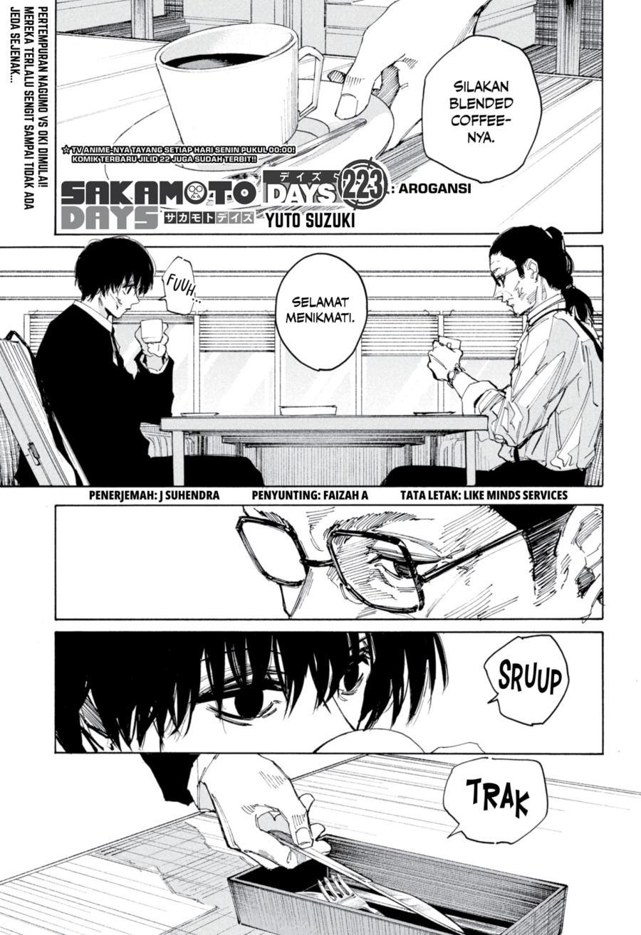 Baca Komik Sakamoto Days Chapter 223 Gambar 1