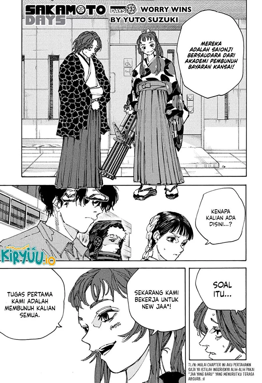 Baca Manga Sakamoto Days Chapter 232 Gambar 2