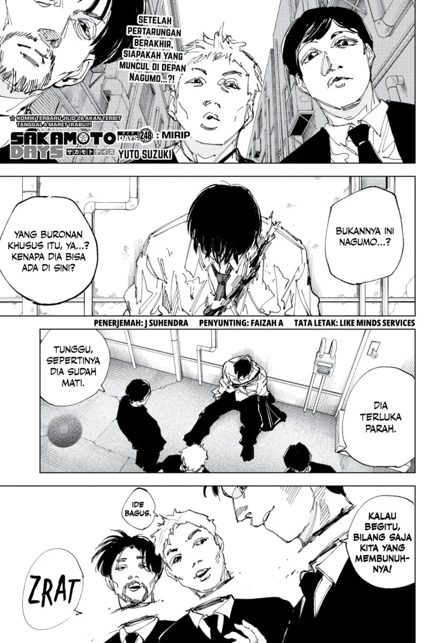 Komik Sakamoto Days Chapter 248 gambar 1