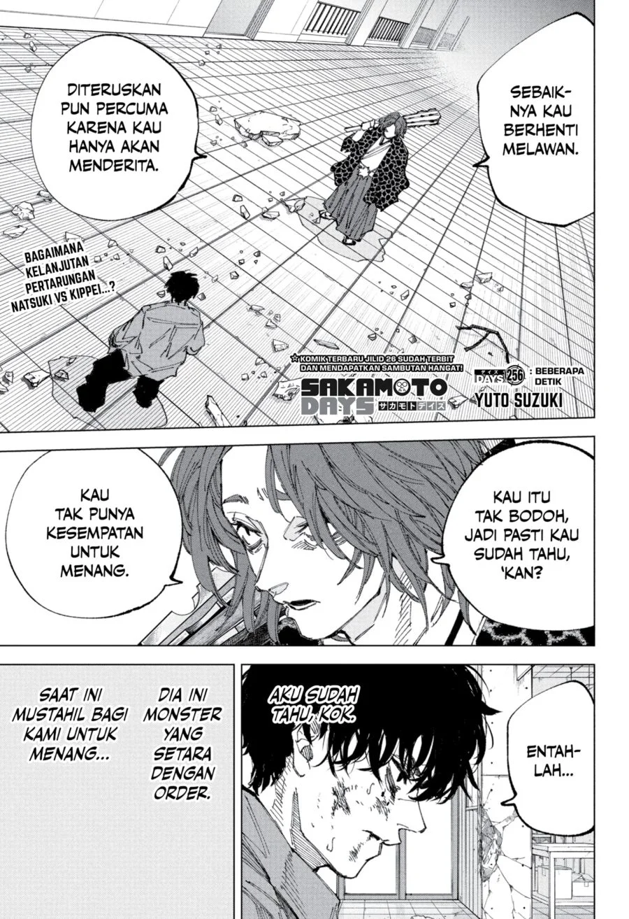 Komik Sakamoto Days Chapter 256 gambar 1