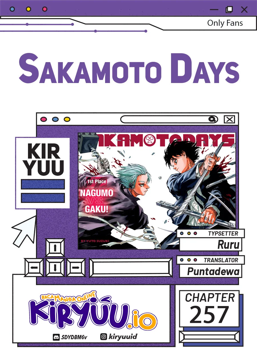 Komik Sakamoto Days Chapter 257 gambar 1