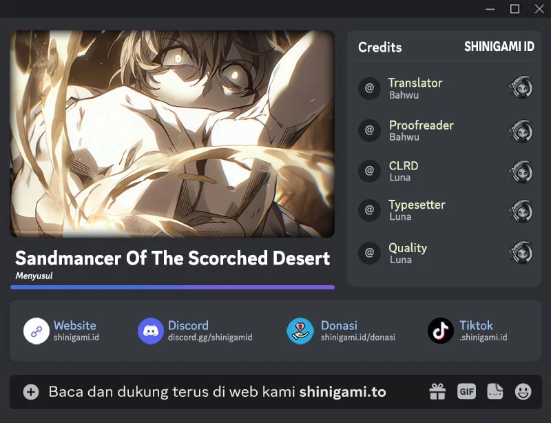 Komik Sandmancer Of The Scorched Desert Chapter 1 gambar 1