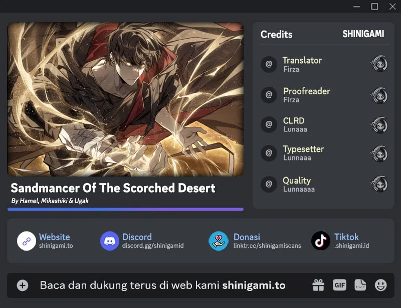Komik Sandmancer Of The Scorched Desert Chapter 17 gambar 1