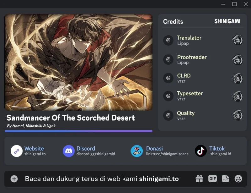 Komik Sandmancer Of The Scorched Desert Chapter 20 gambar 1