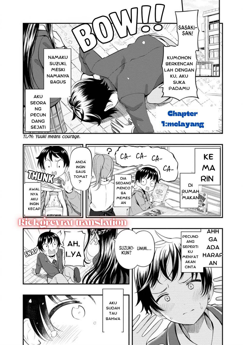 Baca Manga Sasaki-san wa Chotto dake Sugoi. Chapter 1 Gambar 2