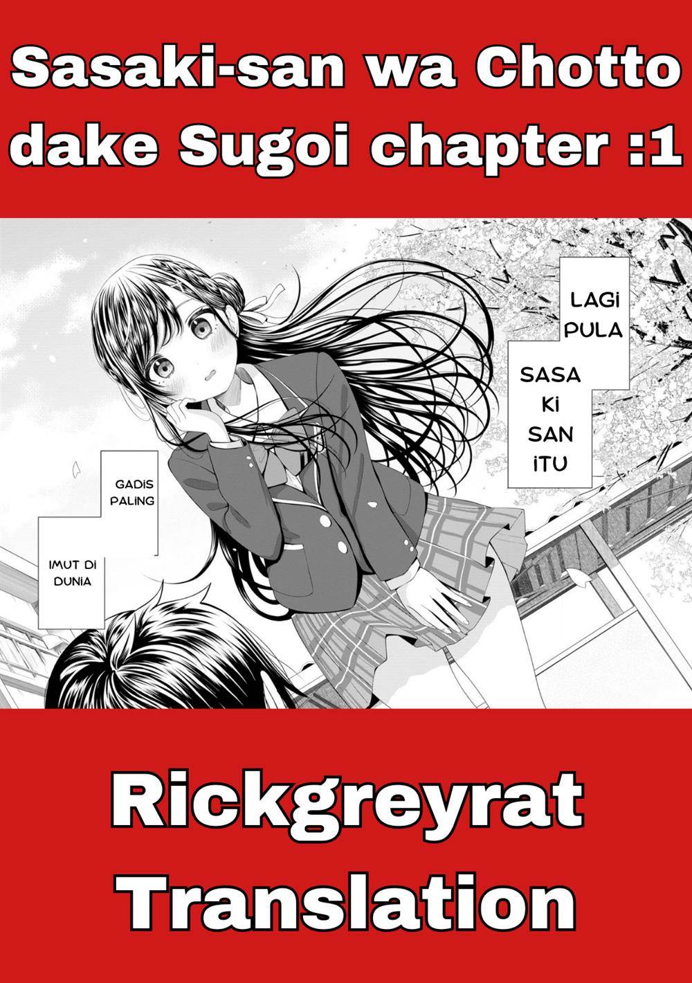 Sasaki-san wa Chotto dake Sugoi. Chapter 1 Gambar 3