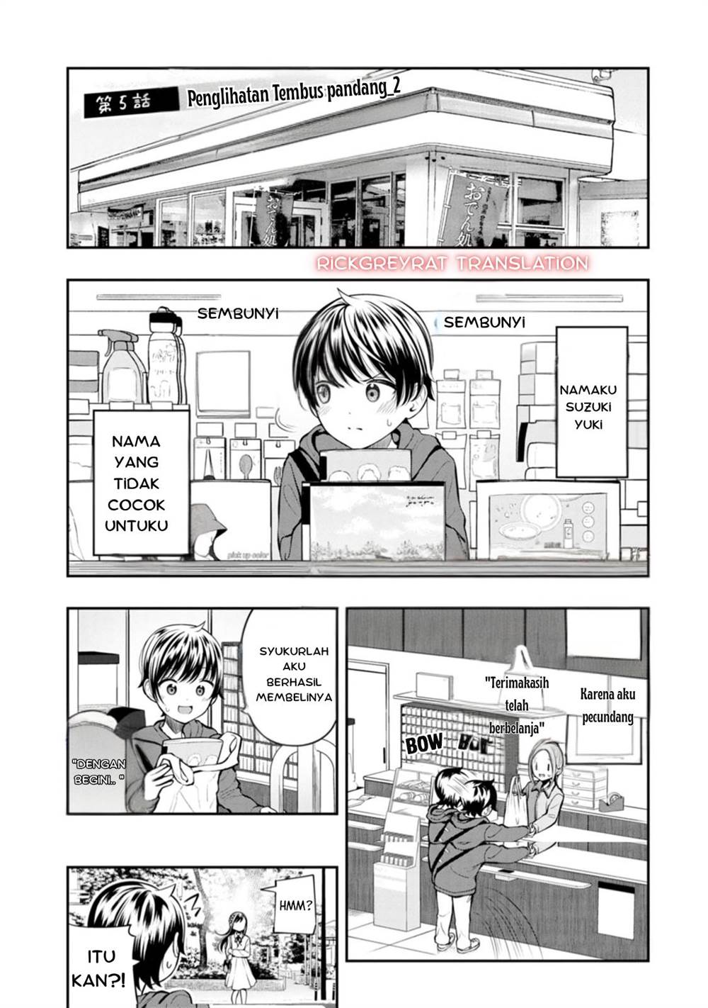 Baca Komik Sasaki-san wa Chotto dake Sugoi. Chapter 5 Gambar 1