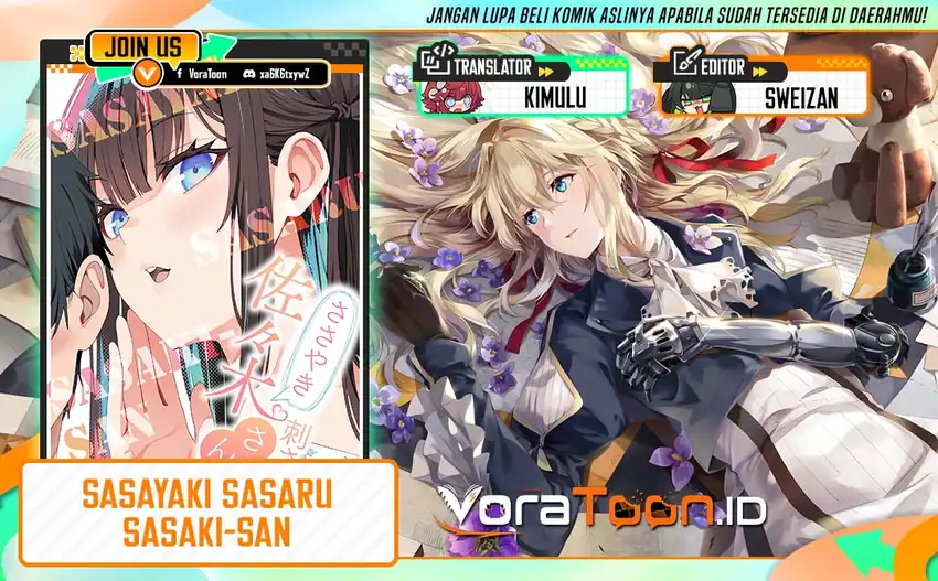 Komik Sasayaki Sasaru Sasaki-san Chapter 12 gambar 1