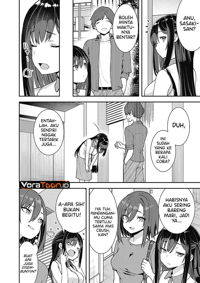 Sasayaki Sasaru Sasaki-san Chapter 16 Gambar 15