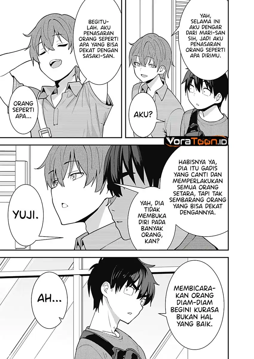 Sasayaki Sasaru Sasaki-san Chapter 17 Gambar 12