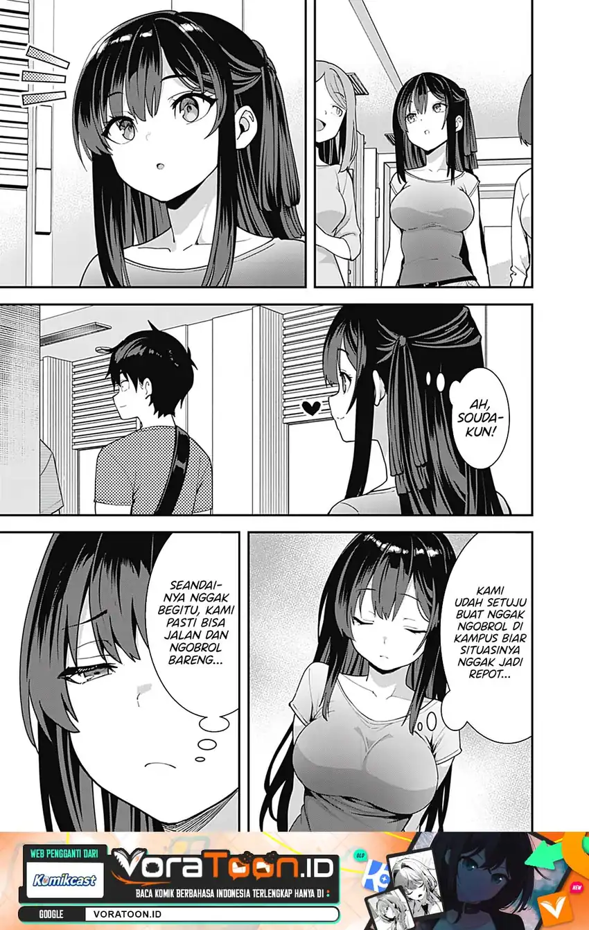 Manga Sasayaki Sasaru Sasaki-san Chapter 17 gambar 2