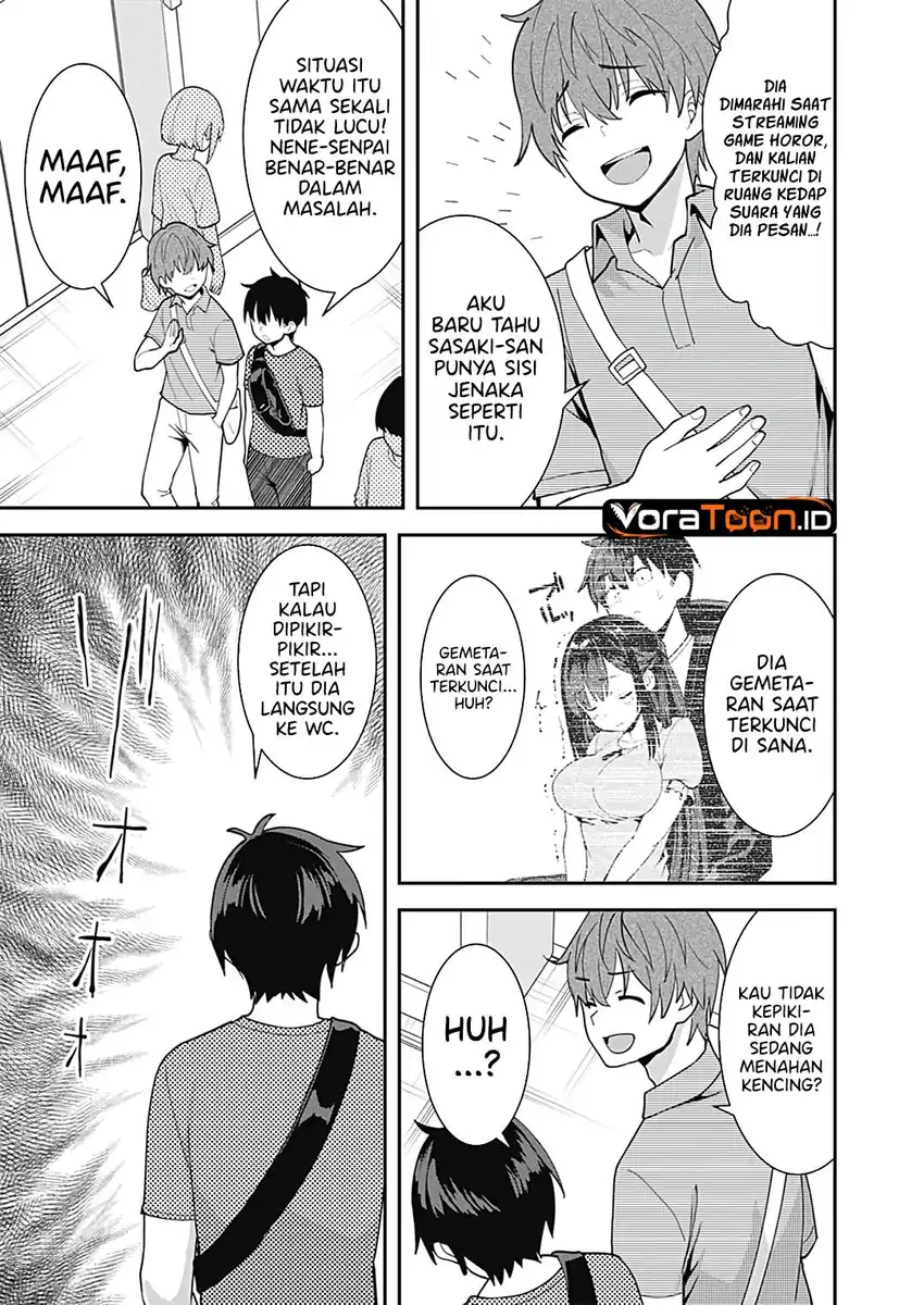 Sasayaki Sasaru Sasaki-san Chapter 17 Gambar 8