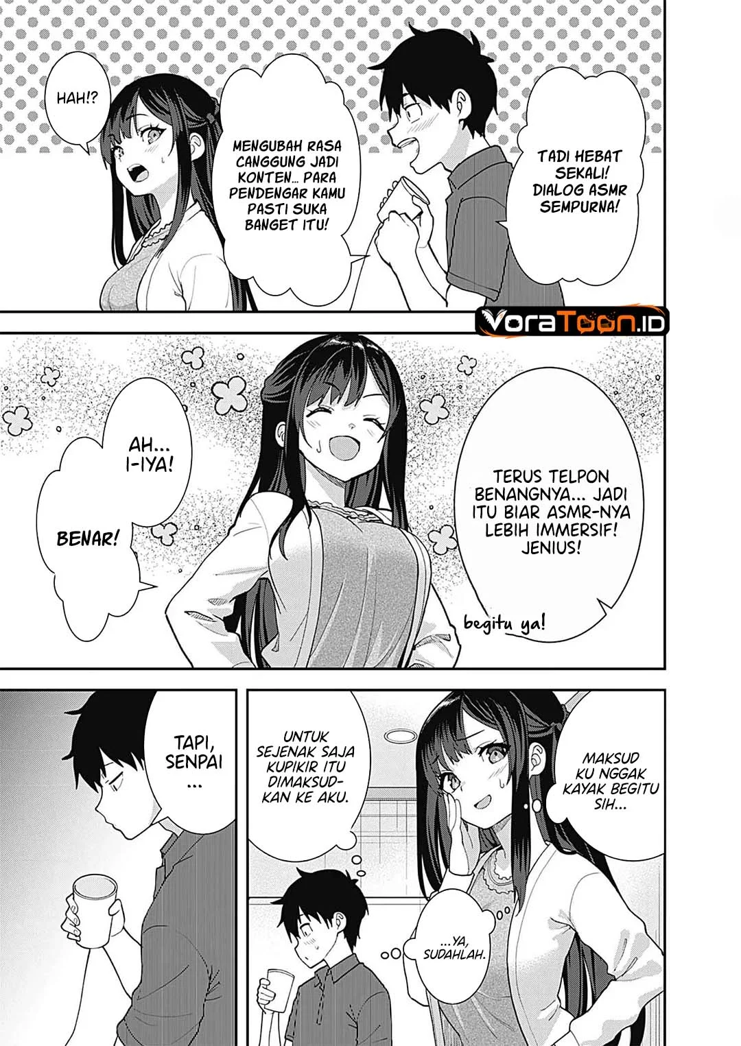Sasayaki Sasaru Sasaki-san Chapter 6 Gambar 24