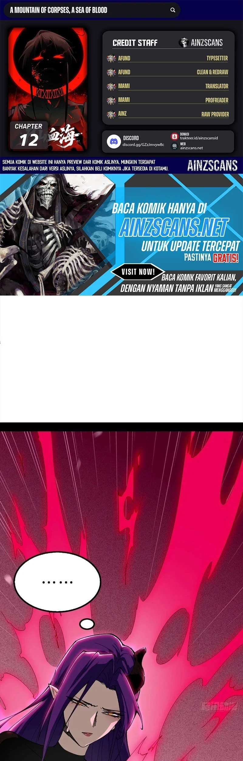 Komik Sea of Blood Mountain of Bones Chapter 12 gambar nomor 1