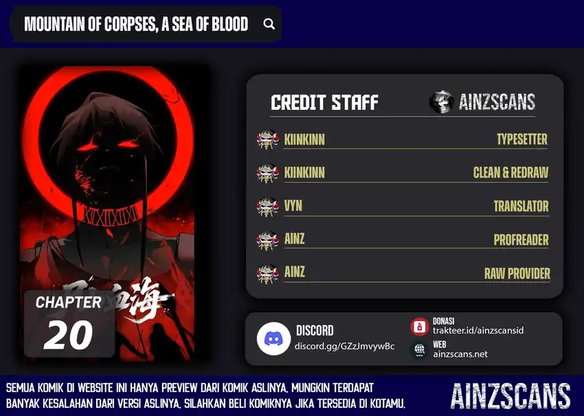 Komik Sea of Blood Mountain of Bones Chapter 20 gambar nomor 1