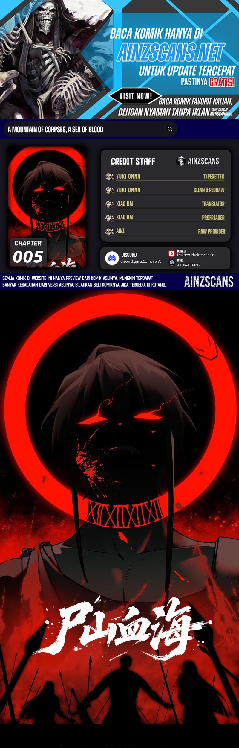 Baca Komik Sea of Blood Mountain of Bones Chapter 5 Gambar 1