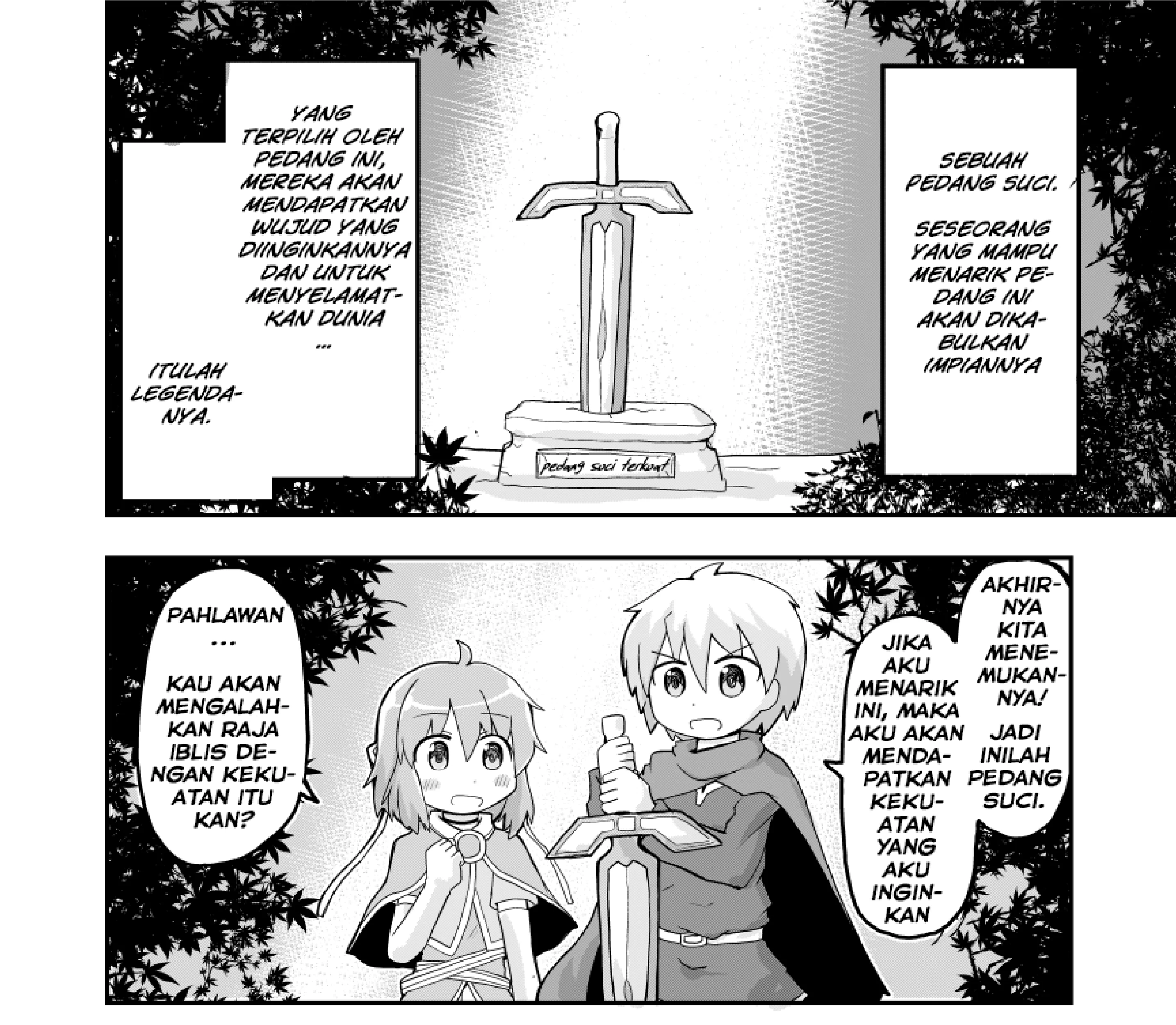 Komik Seinaru Ken wo Nuitara Onna no Ko ni Natte Shimatta Yuusha no Manga Chapter 1 gambar nomor 1