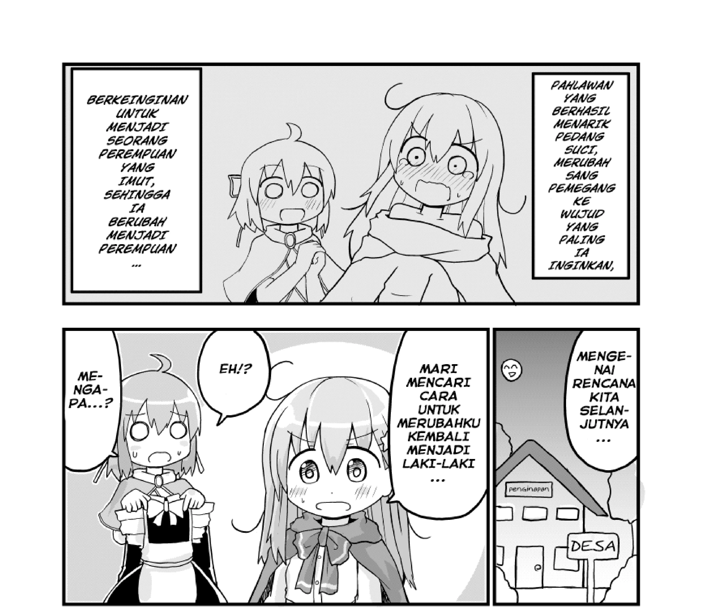 Seinaru Ken wo Nuitara Onna no Ko ni Natte Shimatta Yuusha no Manga Chapter 2 Gambar 3