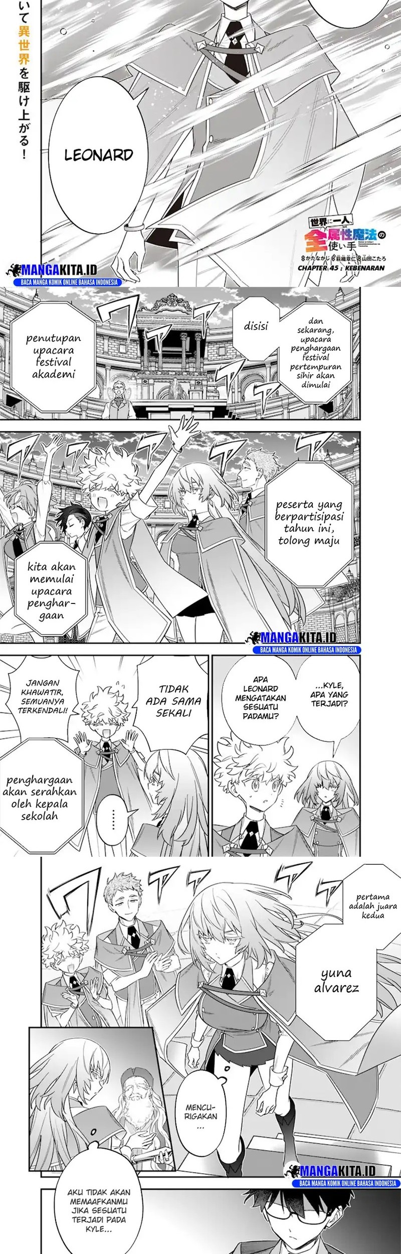 Baca Manga Sekai ni Hitori, Zenzokusei Mahou no Tsukaite Chapter 45 Gambar 2