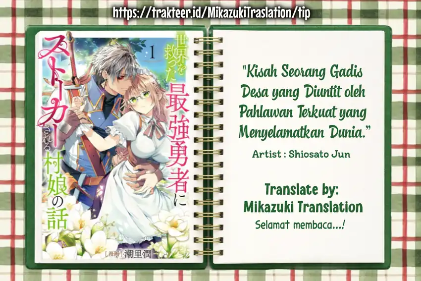 Komik Sekai wo Sukutta Saikyou Yuusha ni Stalker sareru Mura Musume no Hanash Chapter 1 gambar 1