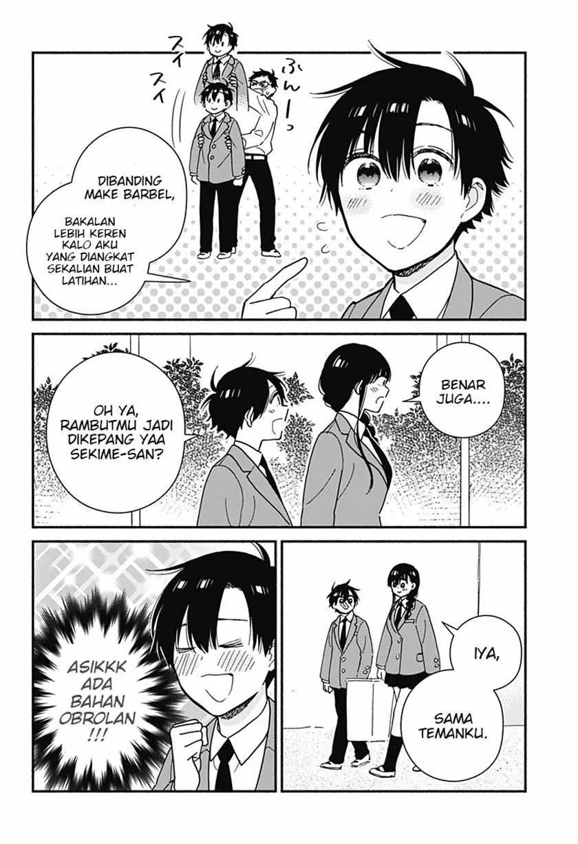 Sekimen Shinaide Sekime-san Chapter 12 Gambar 7