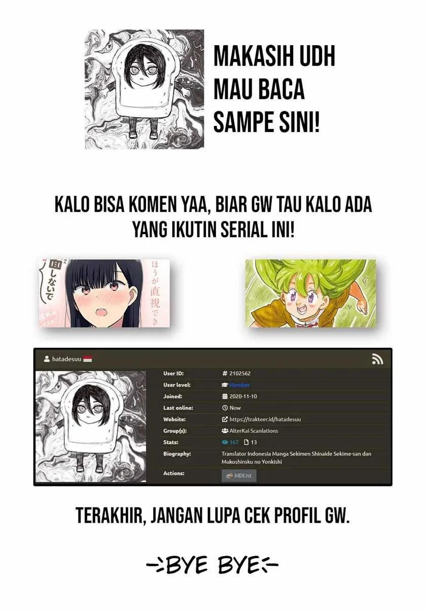 Sekimen Shinaide Sekime-san Chapter 13 Gambar 13