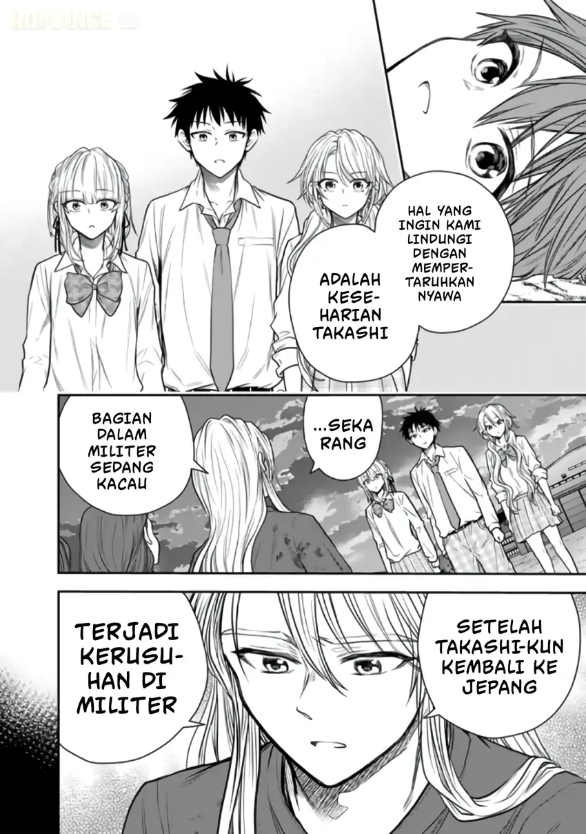 Senchi Kara Kaette kita Takashi-kun. Futsuu ni Koukou Seikatsu wo Okuritai Chapter 15 Gambar 29