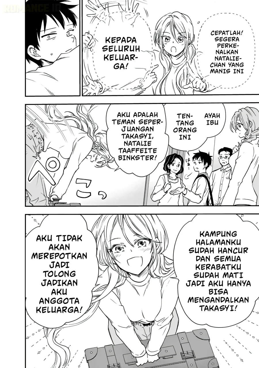 Senchi Kara Kaette kita Takashi-kun. Futsuu ni Koukou Seikatsu wo Okuritai Chapter 2 Gambar 21