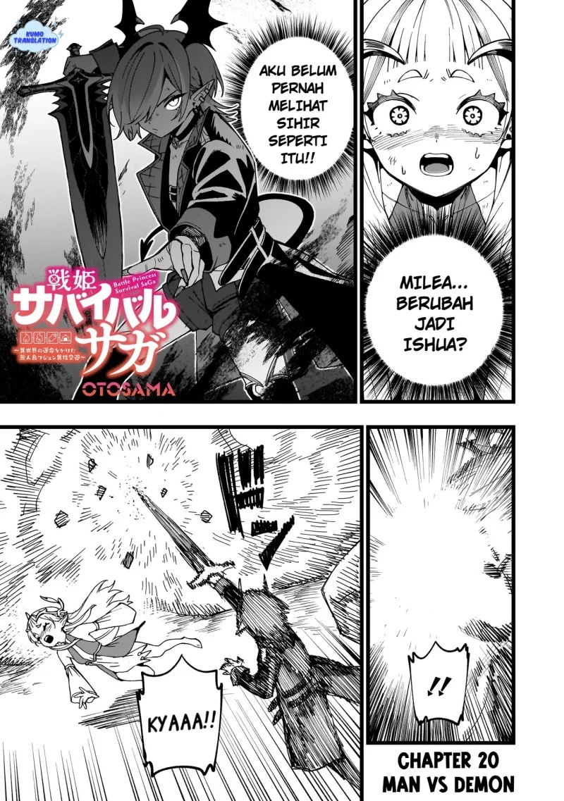Manga Senki Survival Saga: Isekai no Unmei o Kaketa Mujintou Fujun Iseikouyuu Chapter 20 gambar nomor 2