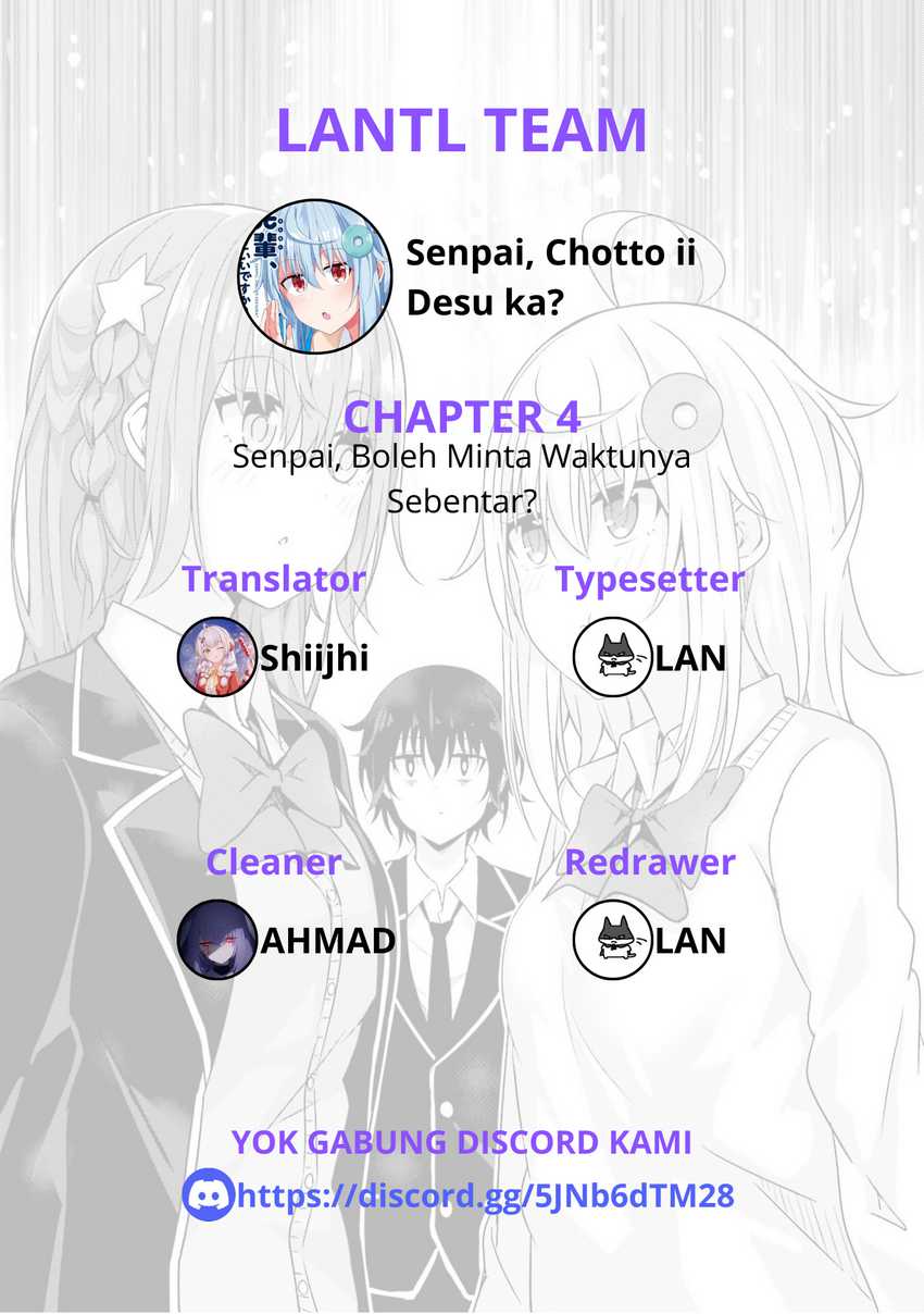Baca Komik Senpai, Chotto ii Desu ka? Chapter 4 Gambar 1