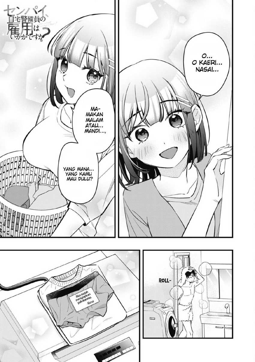 Baca Manga Senpai, Jitaku Keibiin no Koyou wa Ikaga desu ka? Chapter 5 Gambar 2