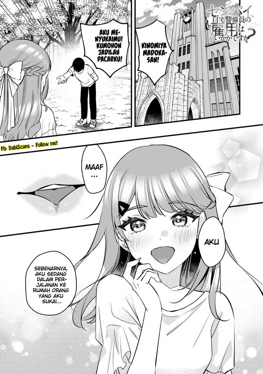 Baca Manga Senpai, Jitaku Keibiin no Koyou wa Ikaga desu ka? Chapter 6 Gambar 2