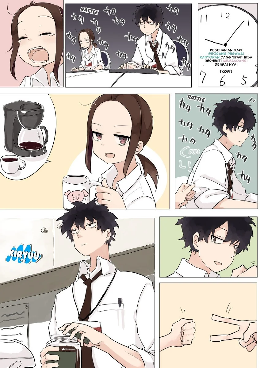 Komik Senpai Kara Me ga Hanasenai To Aru Kaishain no Nichijou Chapter 2 gambar 1