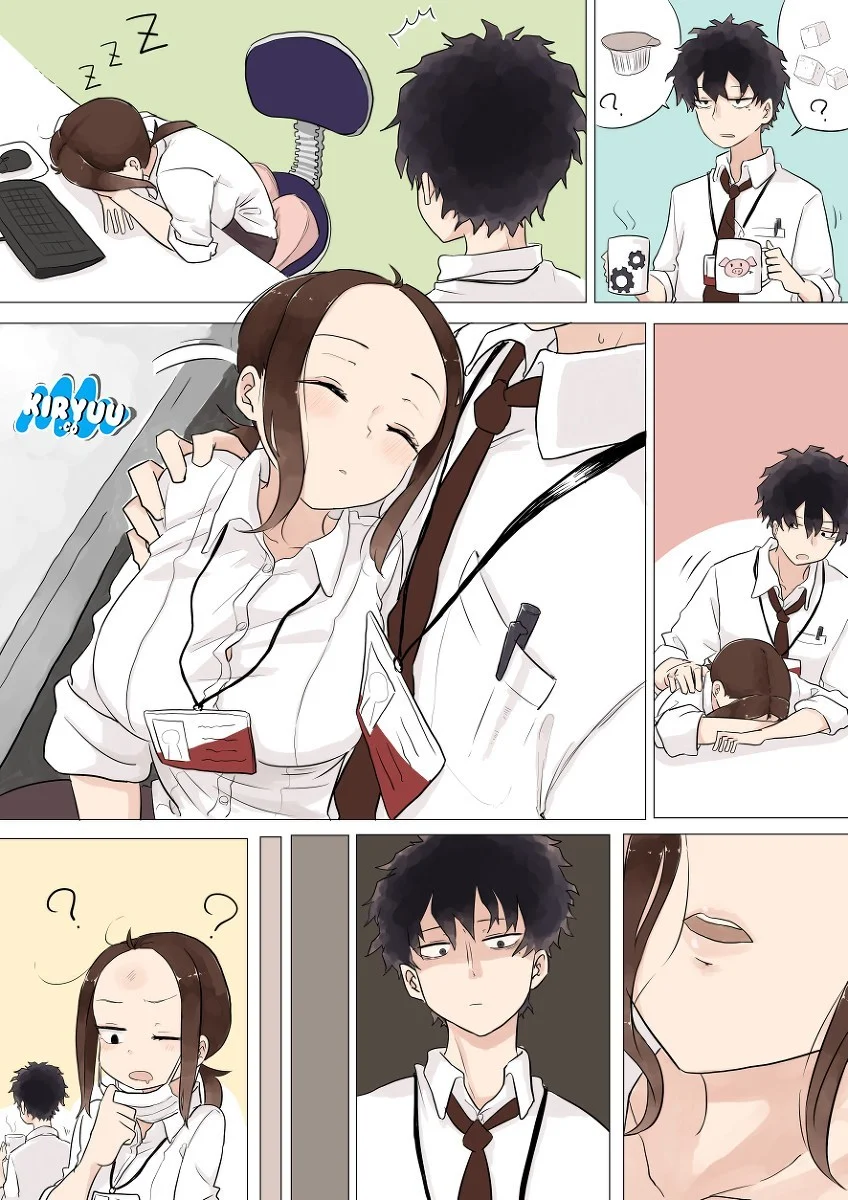 Manga Senpai Kara Me ga Hanasenai To Aru Kaishain no Nichijou Chapter 2 gambar 2
