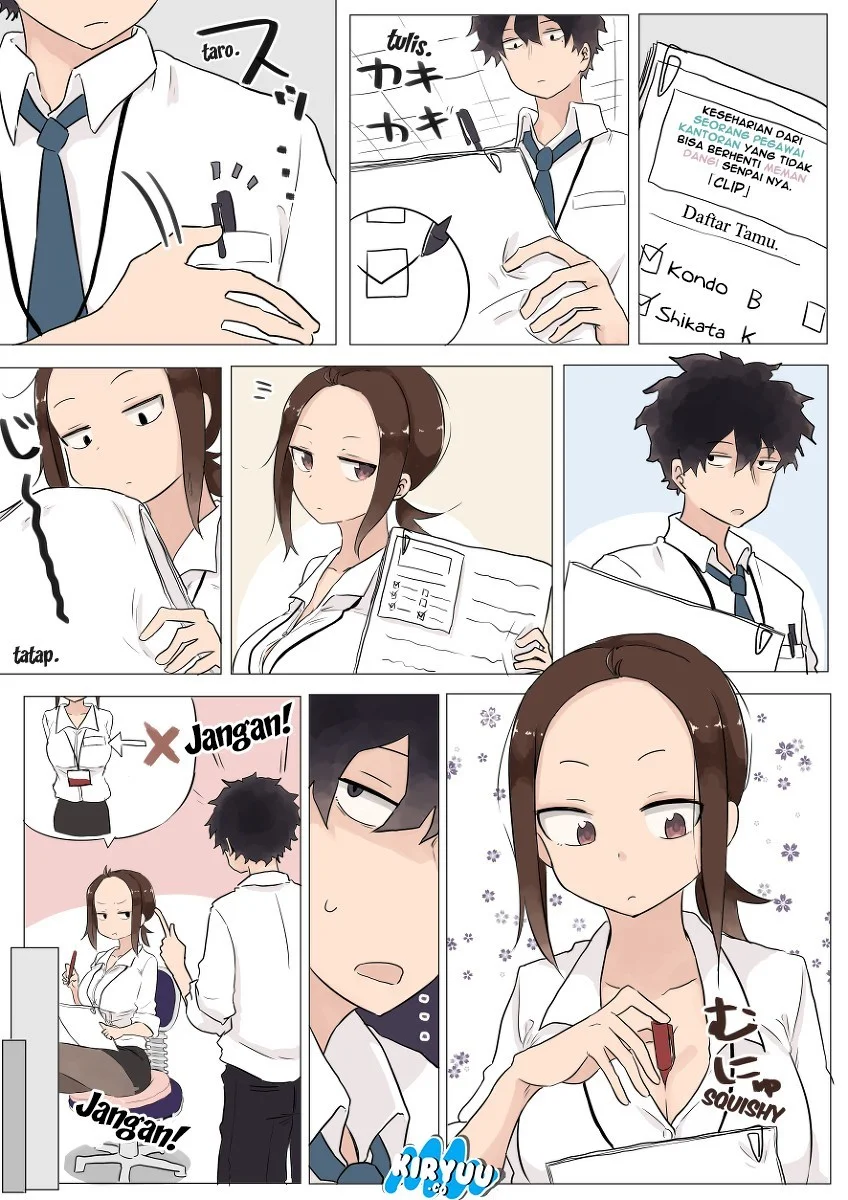 Komik Senpai Kara Me ga Hanasenai To Aru Kaishain no Nichijou Chapter 3 gambar 1