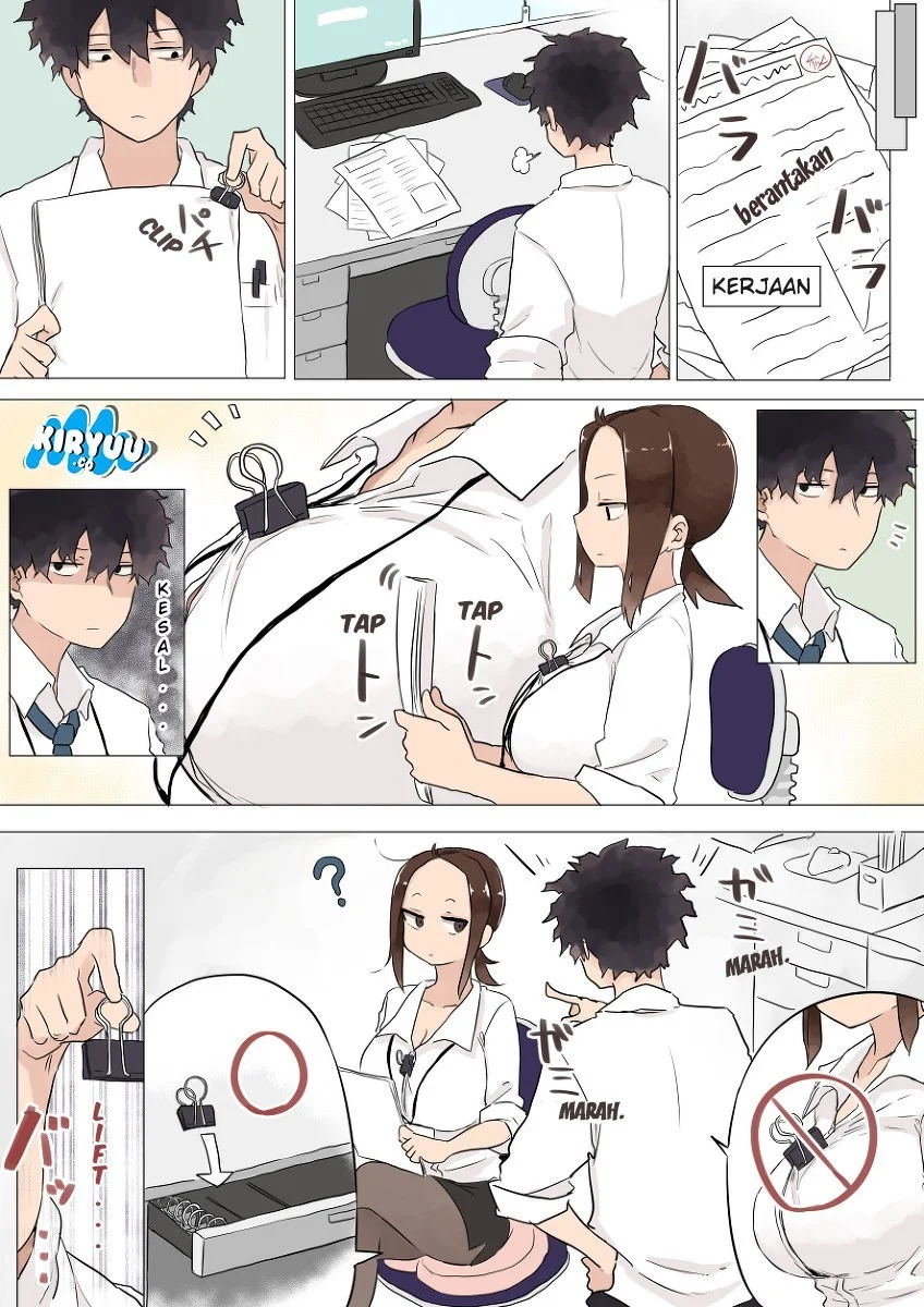 Manga Senpai Kara Me ga Hanasenai To Aru Kaishain no Nichijou Chapter 3 gambar 2