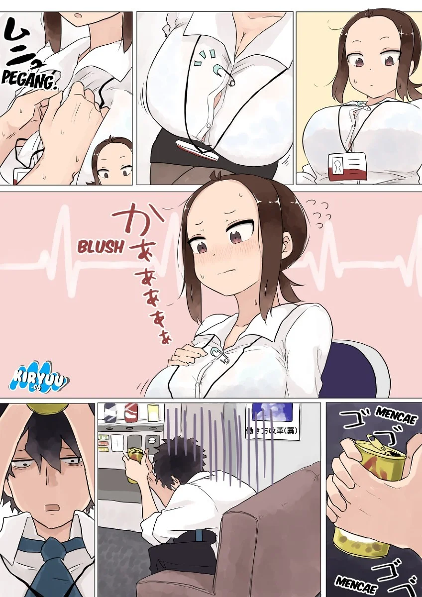Senpai Kara Me ga Hanasenai To Aru Kaishain no Nichijou Chapter 3 Gambar 4