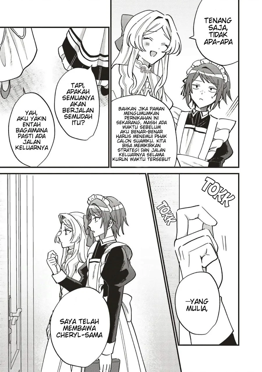 Senrihin Reijou Sheryl wa Jibun Okorosu Otto wo Kago Shitai Chapter 2.1 halaman 14