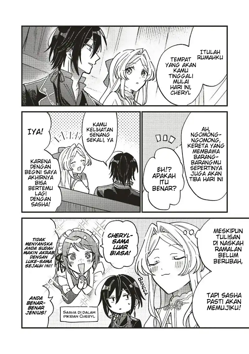 Senrihin Reijou Sheryl wa Jibun Okorosu Otto wo Kago Shitai Chapter 4.2 Gambar 13