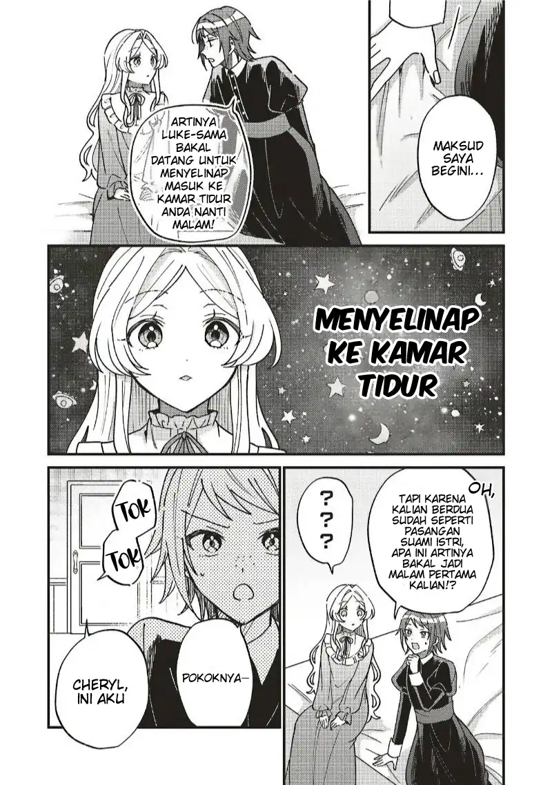 Senrihin Reijou Sheryl wa Jibun Okorosu Otto wo Kago Shitai Chapter 4.2 Gambar 21