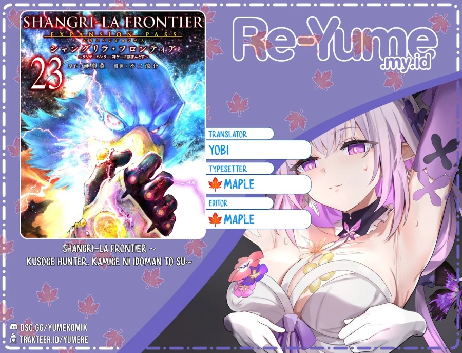 Baca Komik Shangri-La Frontier ~ Kusoge Hunter, Kamige ni Idoman to su~ Chapter 228 Gambar 1