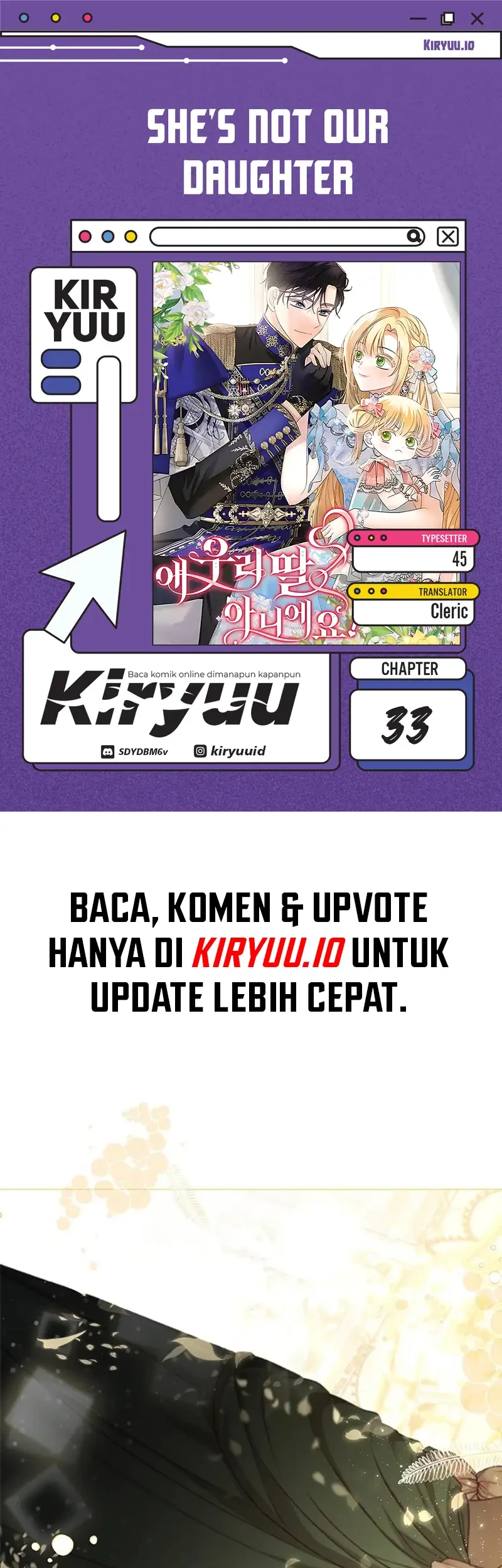 Komik She’s Not Our Daughter! Chapter 33 gambar 1