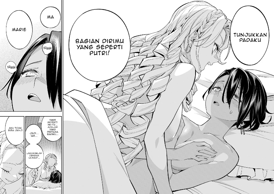 Shi ni Modori Oujo wa Ikinobiru Tameni Yuri Harem wo Tsukuru Koto ni Shita Chapter 4 Gambar 40