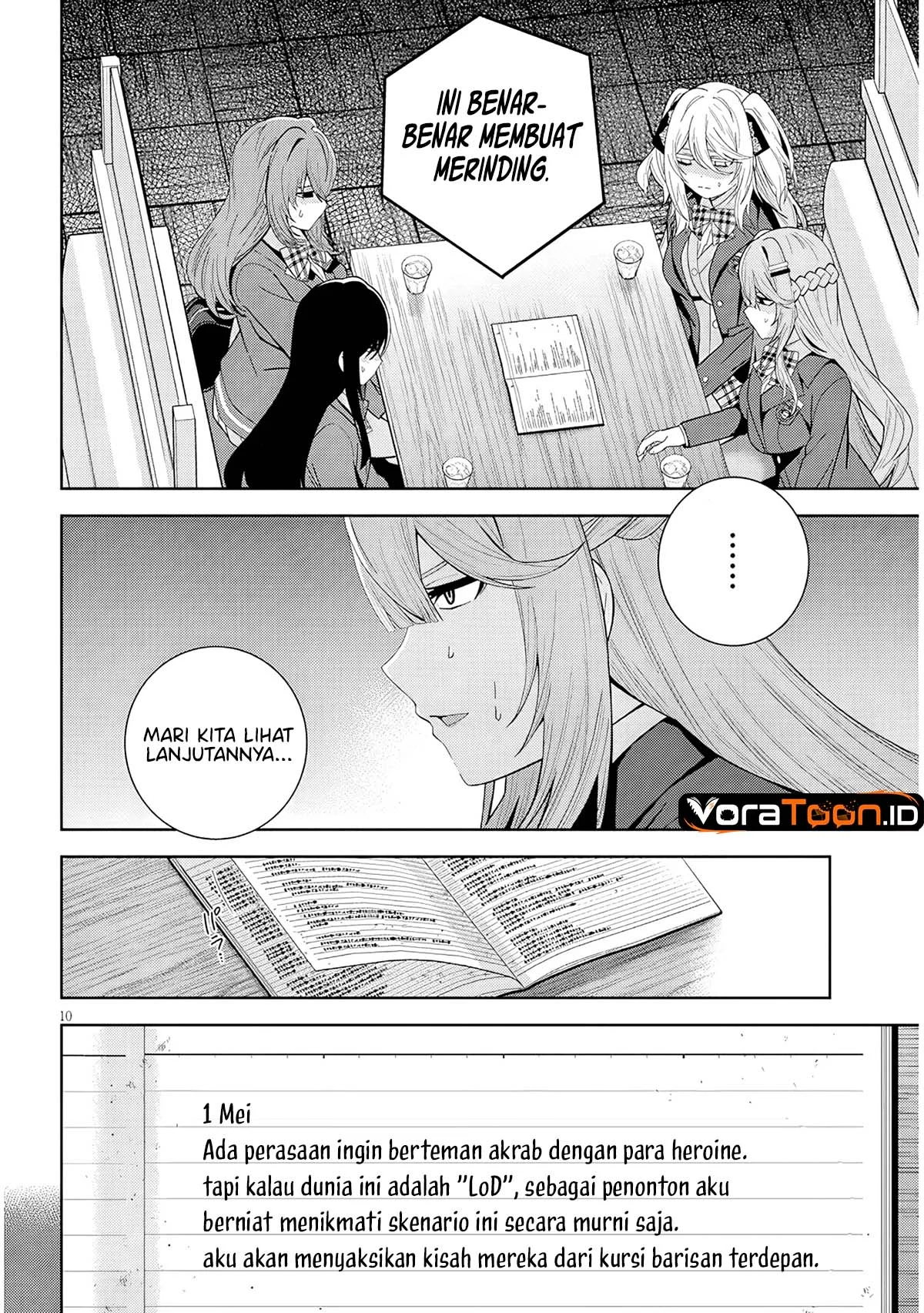 Shibou Endo wo Kaihi shita Gyaruge no Hirointachi ga Ore no [Nikkichou] wo Yonde Himitsu wo Shittarashii Chapter 2 halaman 12