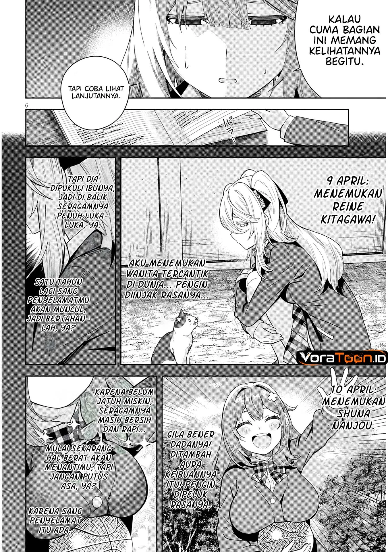 Shibou Endo wo Kaihi shita Gyaruge no Hirointachi ga Ore no [Nikkichou] wo Yonde Himitsu wo Shittarashii Chapter 2 halaman 8