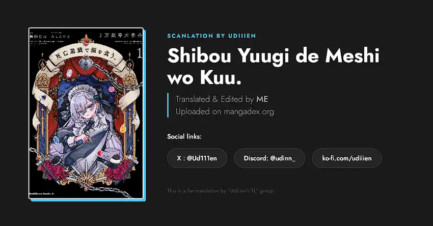 Komik Shibou Yuugi de Meshi wo Kuu. Chapter 2 gambar nomor 1